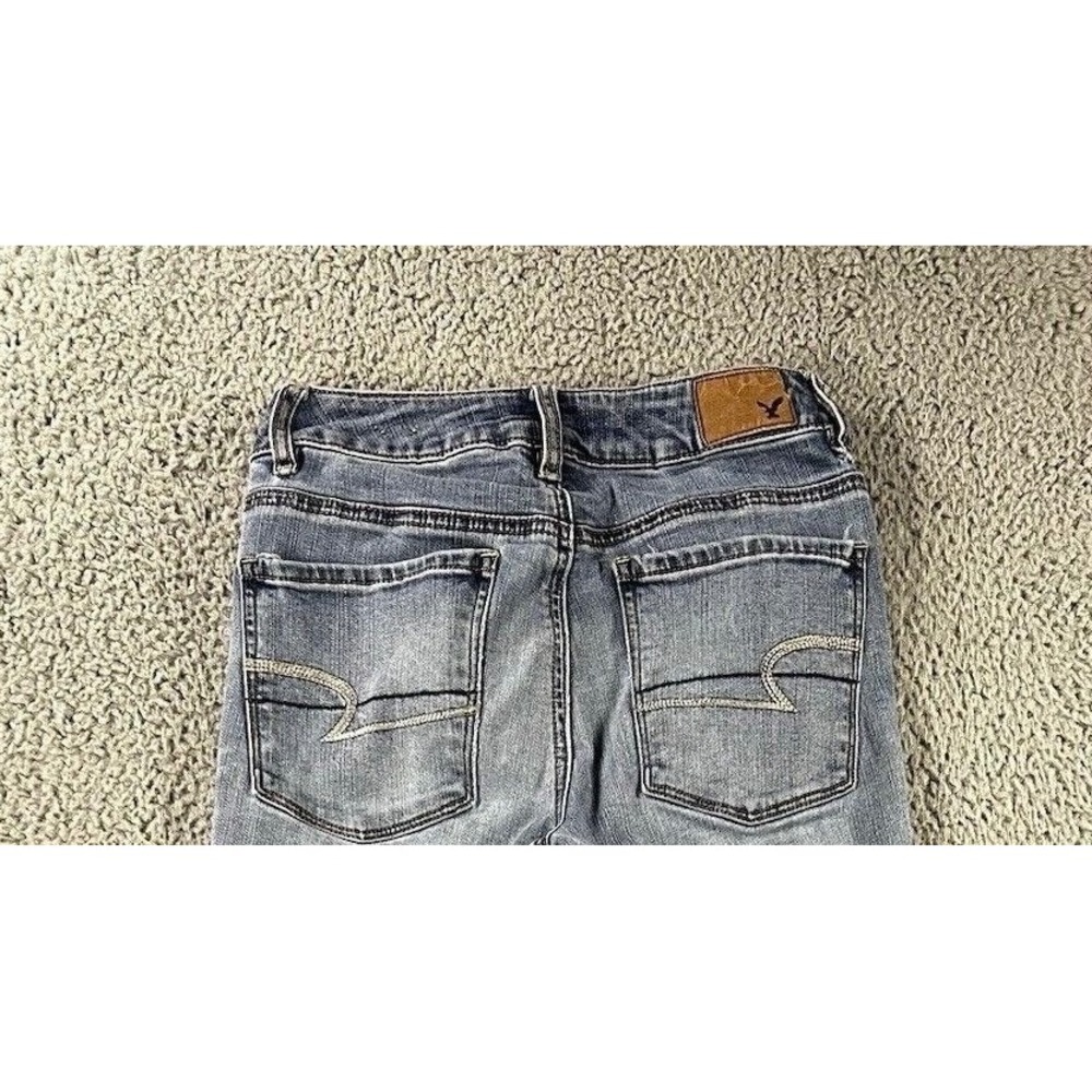 American Eagle Jeans Women 2 High Rise‎ Skinny Super Stretch Festival Casuall